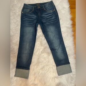 ZANA DI WOMENS JEANS CAPRIS PANTS SIZE 9 RN 74753 Pre-loved EUC